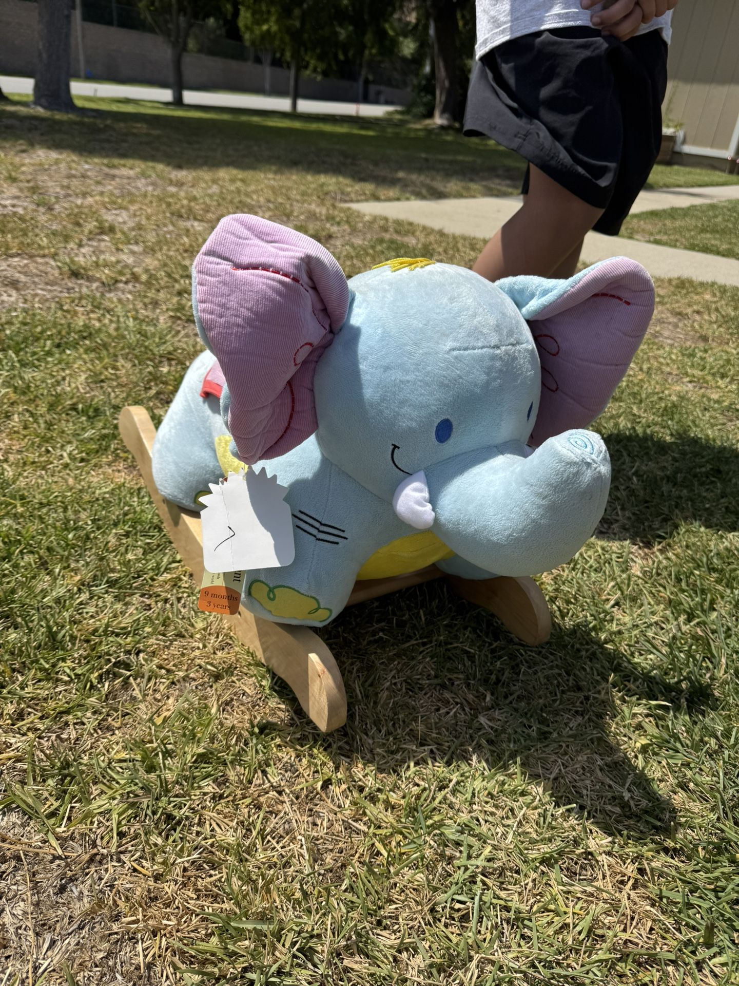 Rockabye Elijah Elephant Rocker