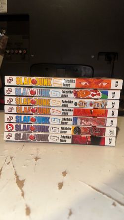 Slam Dunk Manga Volumes 4–10 by Takehiko Inoue