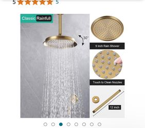 Homekicen Antique Shower Faucet Set (m24)