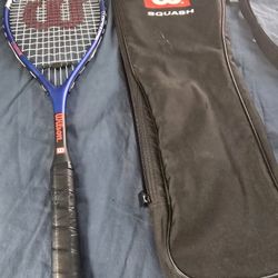 Squash Racquet + case+ balls