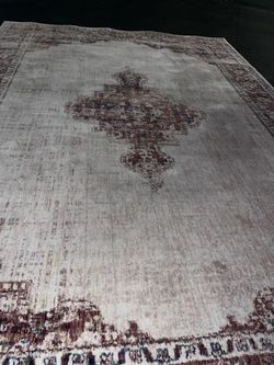 Like-New 5×7 Area Rug – At Home Venetian Medallion – $50