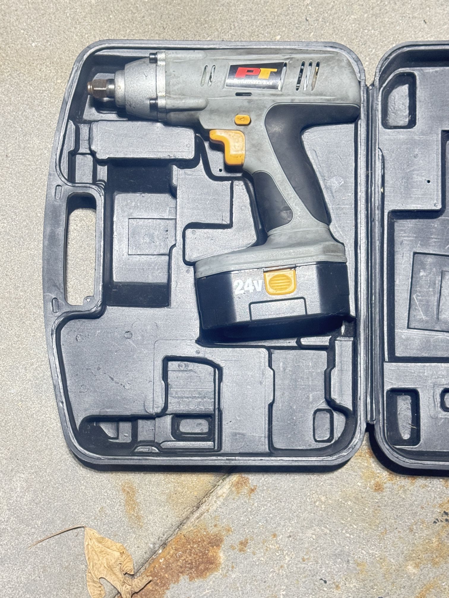 24 V Impact Wrench With Battery. In Case.