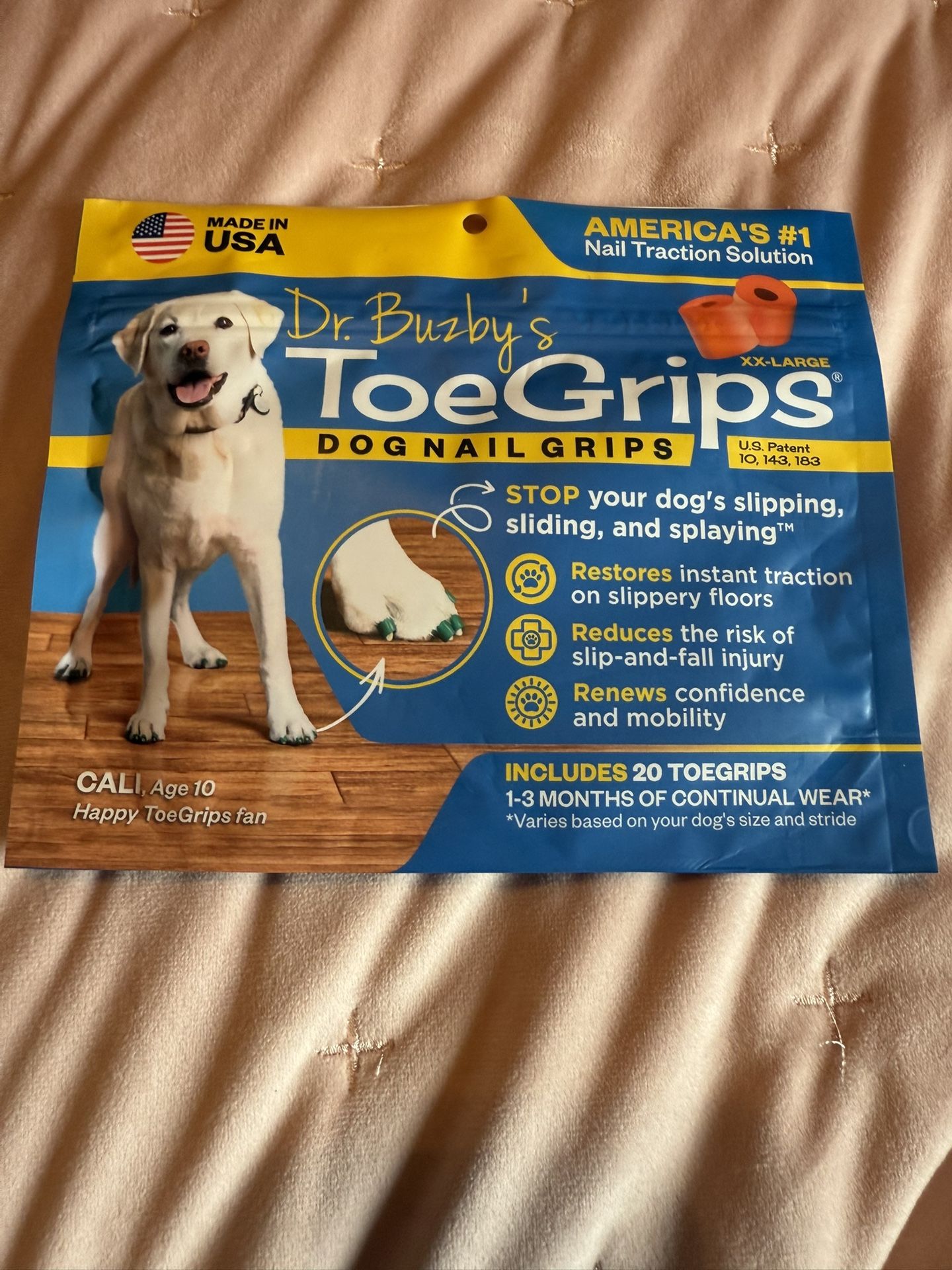 New Dog Toe Grips XXL