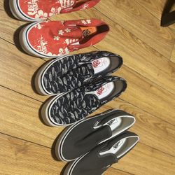 3 Pairs of Vans size 13 