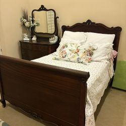 Antique Bedroom Set W/ 2 Dressers (Wash Stations) 