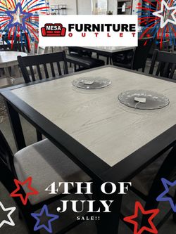 Modern counter height 5pc dining set