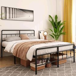 New In The Box, Queen Platform Bed Frame