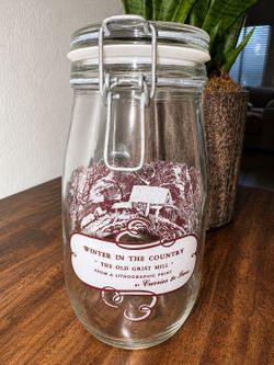 Vintage Heritage Glass Canister