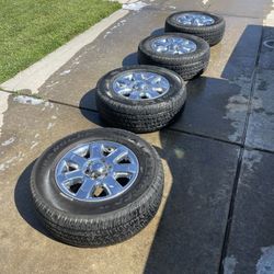 275/65/R18 Tires w/  6-Lug Rims - Full Set, Great Tread!