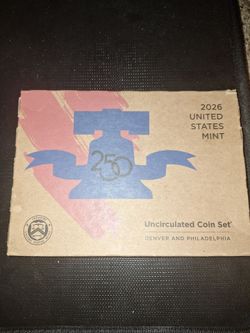 2026 US Mint uncirculated coin set