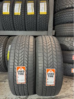 (2) 235/50/19 Bridgestone