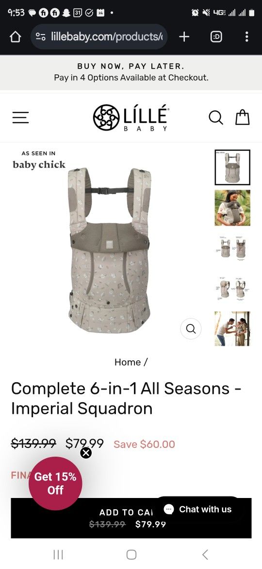 Squadron Baby Carrier X 2