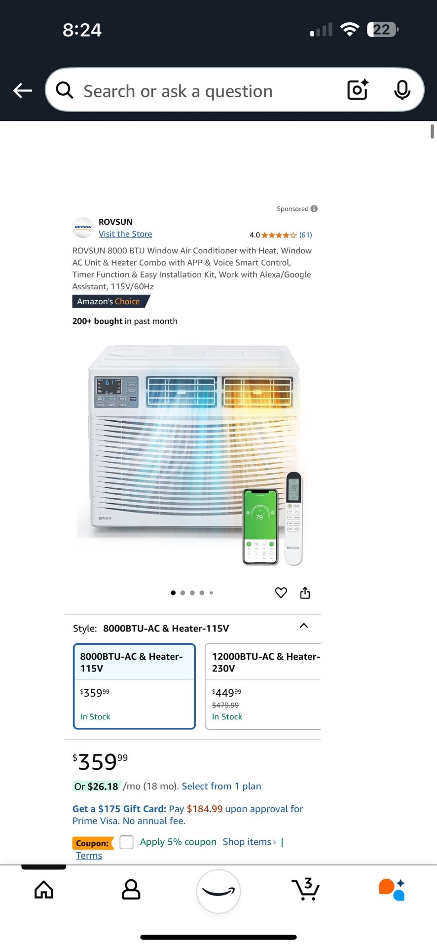 Window Air Conditioner