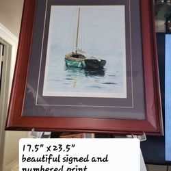 Beautiful limited edition signed and numbered print