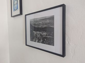 Small 11 x 14 Framed Hollywoodland LA art / Hollywood