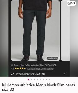 Lululemon Men’s Black Pants Size 30 