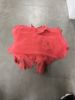 Polo Velour Shirt And Bottom 