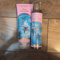 Pink Cashmere Body Cream And Fragrance Mist 