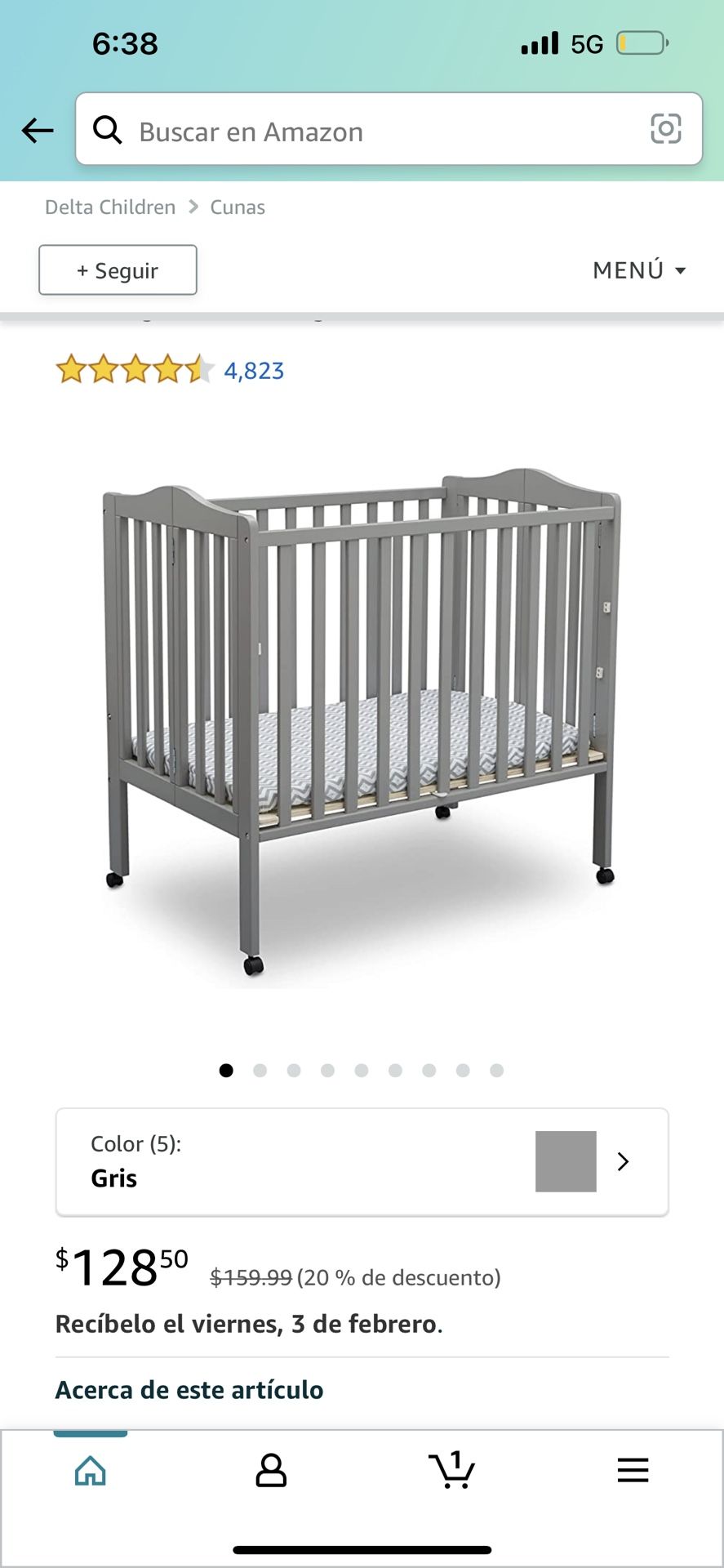 Delta Children Crib New! 