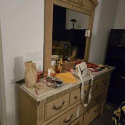 DRESSER WITH MIRROR ONLY 50.00