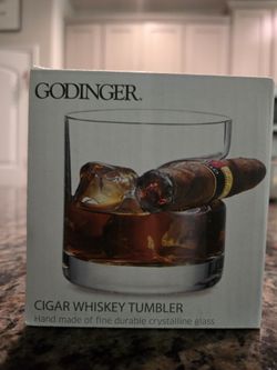 CIGAR WHISKEY TUMBLER 
