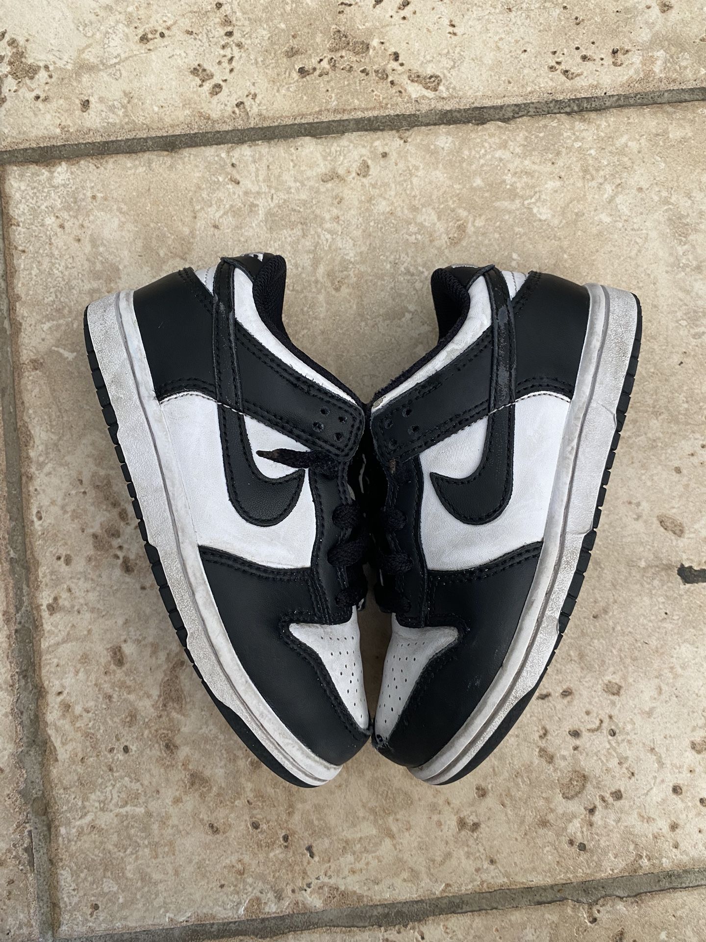 Nike Dunk Low Panda PS Kids Size 11C