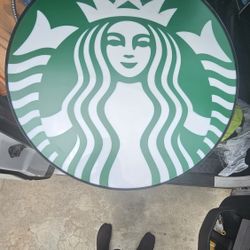 Authentic STARBUCKS Sign (Lights Up)