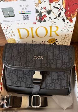 Dior Oblique Messenger Bag Black