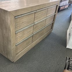 Nine drawer dresser