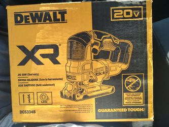 New DeWalt 20v xr. Jig saw tool only....$140