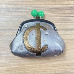 BRIGHTON LEATHER KISSLOCK COIN PURSE HARD TO FIND!