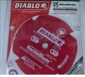 4- 6 1/2" Diablo Hardie Blades