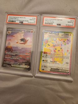 Graded Pokémon cards PSA