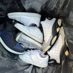 shoes bundle deal different sizes kids to adults sizes most are in great condition over 20 pairs for $65