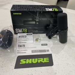 Shure SM7B Microphone - Complete with Box