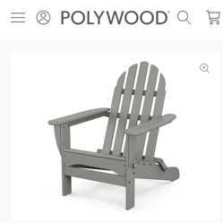 POLYWOOD Folding Adirondack Chairs  
