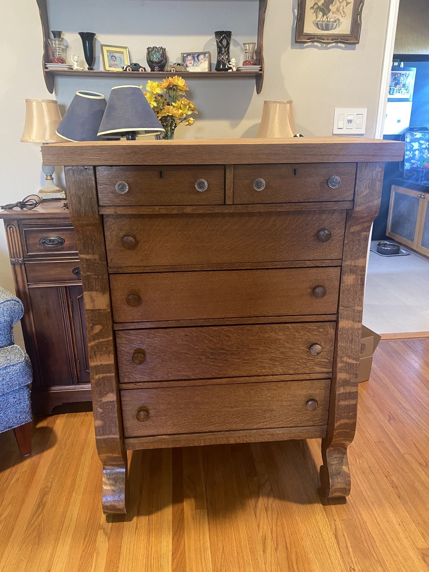 Antique Wood Dresser