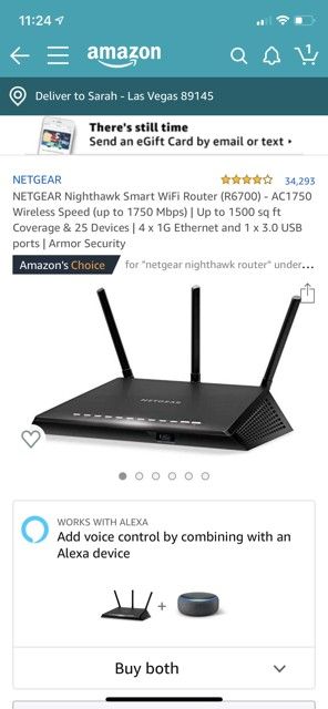 NETGEAR NIGHTHAWK wifi ROUTER