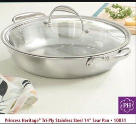 Princess House 14 qt tri. Ply