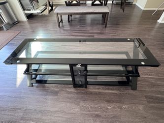 Glass Media Table
