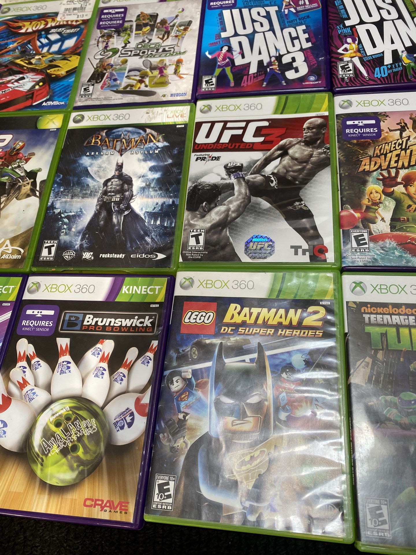 * Xbox 360 Games! Xbox Kinect Games! *