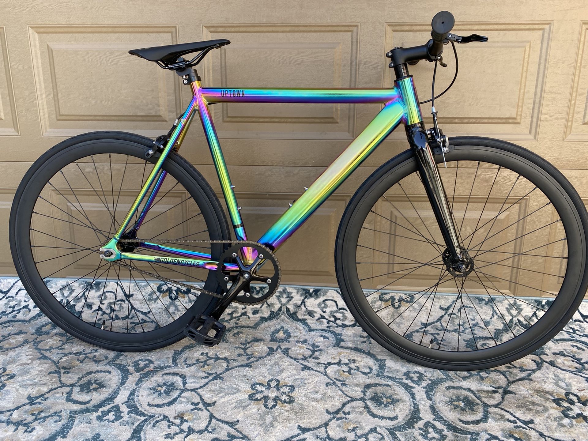 oil slick fixie frame