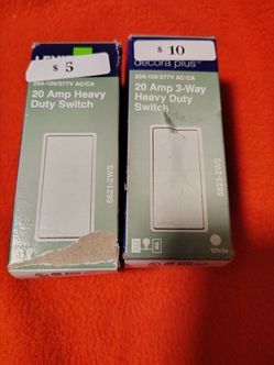 Light switches and sockets