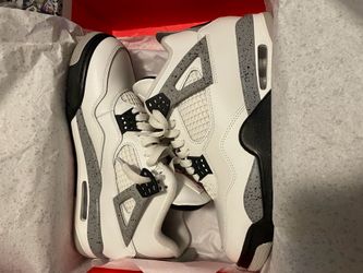 Jordan 4 white cement