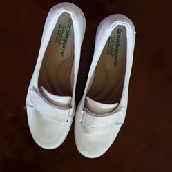 Ladies Ortholite Grasshoppers Canvas Slip On Shoes - 9M