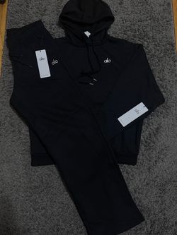 Black Alo hoodie & sweatpants set size S‼️