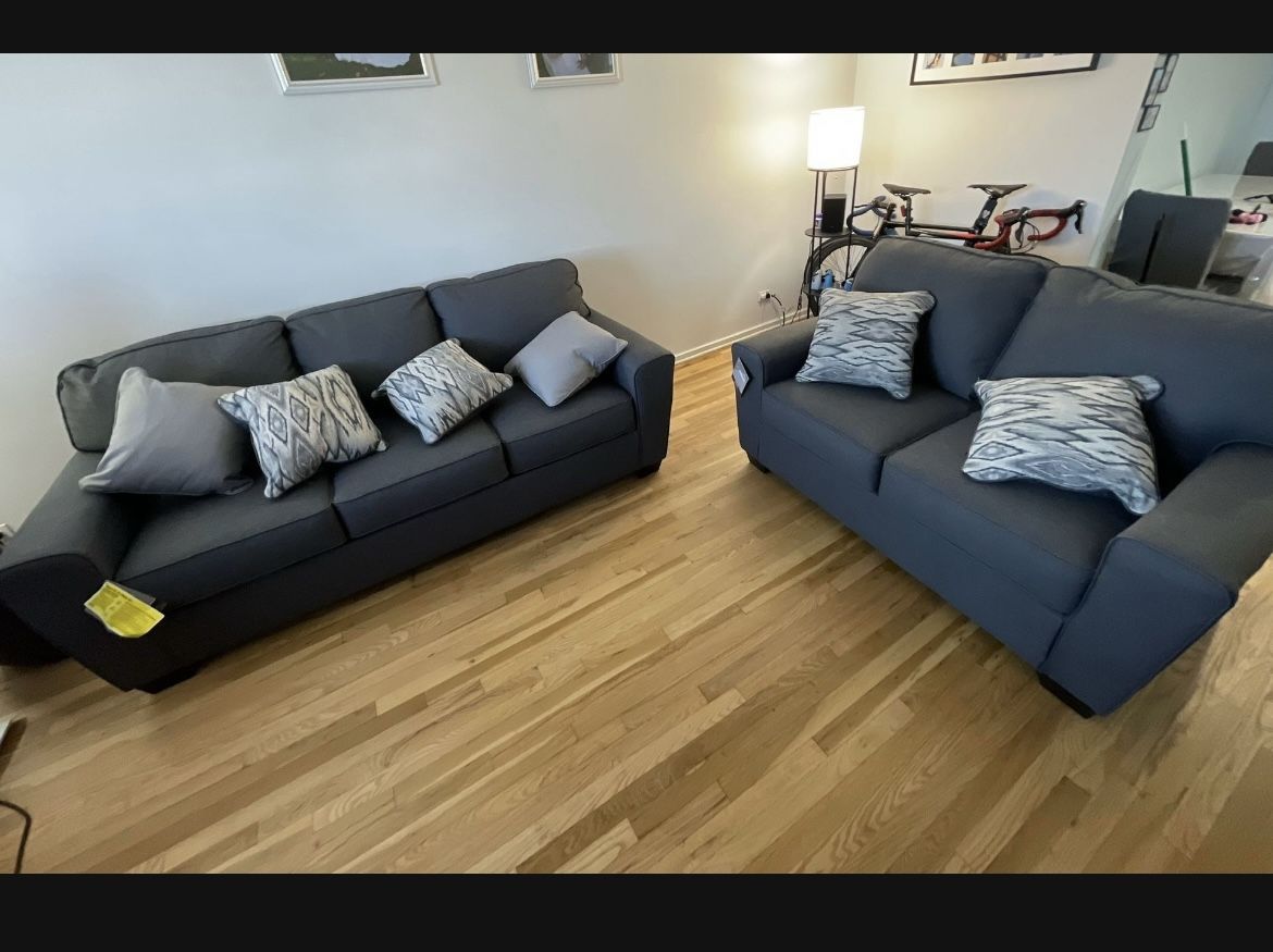 Grey Couch Set