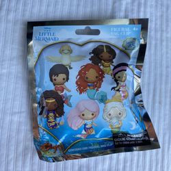 Disney The Little Mermaid Movie 3D Foam Bag Clip | 1 Random
