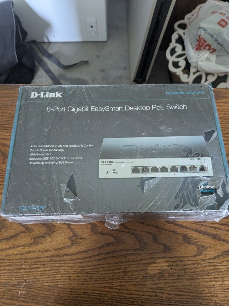 D-Link 8 Port Gigabit Easysmart Desktop Poe Switch