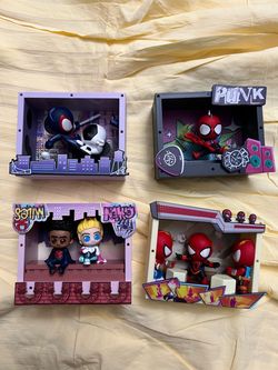 The Spider-Man: Across The Spider-Verse Cosbi Diorama Collection